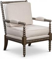silverthorne spindle chair in weathered gray and beige for stylish indoor living logo