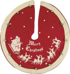 img 2 attached to 12-Inch Primitives By Kathy Vintage Christmas Tree Skirt - Enhance Your Search Engine Optimization