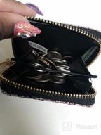 img 1 attached to Women'S Small Glitter Wallet With Key Ring - Coin Purse Pouches For Girls review by Debra Hernandez