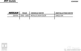 img 1 attached to 🛠️ SCOSCHE Install Centric ICNN1BN: Effortless Aftermarket Stereo Installation Solution for Nissan 2000-06 Sentra (Metallic Gray)