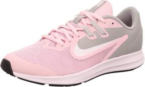 img 4 attached to 👟 Nike Unisex Kids Downshifter Running White Active Girls' Shoes – Athletic Excellence for Young Runners