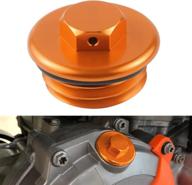 🔷 nicecnc orange engine oil filler cap plug screw cover for ktm 125-530 xc/xcf/xcw/xcf-w sixdays/xcw tpi/sx/sxf factory edition/sxs/excf/exc/mxc 2004-22 logo
