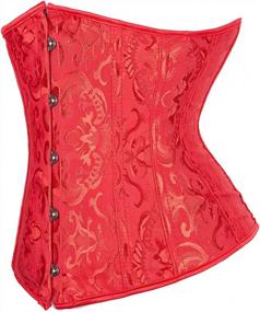 img 2 attached to Frawirshau Women'S 9427 Lace Up Boned Underbust Waist Trainer Corset