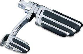 img 1 attached to 🏍️ Kuryakyn 4428 Motorcycle Footpegs: Chrome Pilot Pegs with Stirrups - 1 Pair