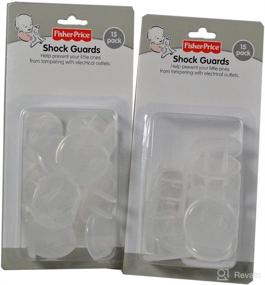 img 2 attached to Fisher Price Shock Guards: Premium Child Safety Outlet Covers - Pack of 30
