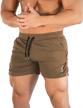 maximize your performance with sandbank men's 5" quick dry gym shorts with pockets logo