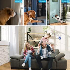 img 3 attached to 🐶 Convenient Wireless Dog Doorbell for Potty Training – IP65 Waterproof, Long Range, 20 Melodies, LED Flash – 2 Transmitters Included
