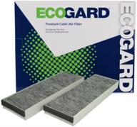 🔍 ecogard xc25760c premium cabin air filter with activated carbon odor eliminator for audi a6 quattro 2005-2011, r8 2008-2015, a6 2006-2011, s6 2007-2011, s8 2007-2009, rs7 2014 logo