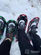 img 1 attached to Explore The Great Outdoors With NACATIN All Terrain Snowshoes With Heel Lift, Trekking Poles, Gaiters, And Carrying Bag review by Kyle Brown