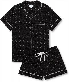 img 4 attached to Women'S Pajama Short Sets: Shop 100% Cotton Pajamas At PajamaGram!
