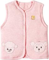 🧥 xyiyi baby warm jacket cotton vest: cozy unisex infant toddler padded waistcoat logo