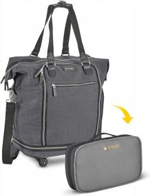 img 4 attached to Compact And Stylish: Biaggi Zipsak 20" Micro-Fold Spinner Tote - Perfect For Fashionistas On The Go!