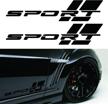 shenwinfy matte black sport letter logo