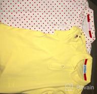 img 1 attached to UNACOO Toddler Cotton Sleeves Collar Girls' Clothing in Tops, Tees & Blouses review by Tyrell Rike