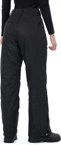 img 2 attached to Womens Thermal Insulated Ski & Snowboard Pants By Sportneer: Stylish Snow Pants For Women