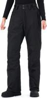 womens thermal insulated ski & snowboard pants by sportneer: stylish snow pants for women logo