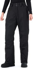 img 4 attached to Womens Thermal Insulated Ski & Snowboard Pants By Sportneer: Stylish Snow Pants For Women