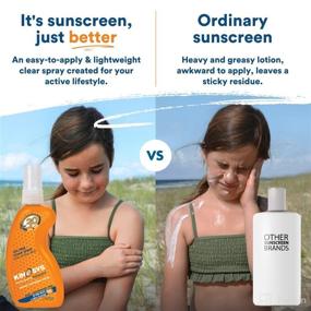 img 2 attached to 🌞 KINeSYS Performance Sunscreen SPF 30 for Sensitive Skin - Fragrance-Free Clear Spray, Face & Body Protection, Baby to Adult - Oil-Free, Alcohol-Free, Oxybenzone-Free & Preservative-Free, 700+ Sprays - 4 Fl Oz.