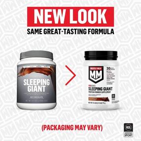 img 3 attached to Muscle Milk Pro Series Sleeping Giant Protein Powder Supplement, Vanilla Caramel, 1.71 Pound, 18 Servings, 30G Protein, Overnight Muscle Recovery, 1G Sugar, Melatonin, Tryptophan, Packaging May Vary