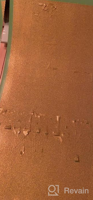 img 1 attached to 12In X 10Ft Gold Glitter HTV Heat Transfer Vinyl Roll - Perfect For Cricut & Silhouette, Easy To Cut & Weed For Shirts Gifts! review by Jim Escobedo