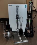 img 1 attached to 🔪 Braun MQ 9125XS Hand Blender: Powerful Mixing in Sleek Black/Silver Design review by Agata Kaminska ᠌