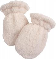 warm winter gloves for babies & toddlers ages 1-7 - girls & boys fleece lined mittens. logo