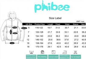 img 1 attached to Покоряйте склоны стильно с водонепроницаемой лыжной курткой для девочек PHIBEE