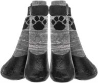 🐾 waterproof dog socks with anti-slip traction control - outdoor dog boots protect paws on hardwood floors logo