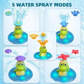 img 3 attached to 🐊 Fun Crocodile Bath Toy for Toddlers 1-3, Multi-Mode Water Spraying Toy for Kids Ages 4-8, Light-Up Bathtub Toy for Indoor/Outdoor Use, Ideal Boys & Girls Gifts