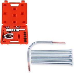 img 4 attached to Complete Auto Double Flaring Tool Kit With Spring Tubing Benders Bundle