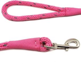 img 1 attached to Lightweight And Reflective Dog Rope Leash | Soft Braided Lead For Small To Large Breed Dogs
