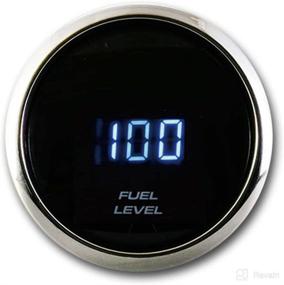 img 4 attached to 🚗 Enhance Accuracy and Aesthetics: MOTOR METER RACING Universal Electronic Digital Fuel Level Gauge Meter with Blue LED - Ideal for Car, Truck, Yacht, Boat, Marine - 240-33ohm - 2-1/16" 52mm