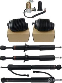 img 4 attached to 🚗 High-Quality Air Suspension Shocks Struts Springs Absorbers Compressor Pump Replacement for Lexus GX470 4.7L 2003-2009 GELUOXI (Front&Rear 7PCS)