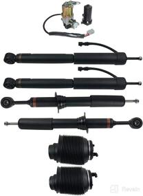 img 3 attached to 🚗 High-Quality Air Suspension Shocks Struts Springs Absorbers Compressor Pump Replacement for Lexus GX470 4.7L 2003-2009 GELUOXI (Front&Rear 7PCS)