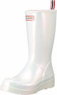 women's hunter original play boot short nebula: stylish & comfortable footwear! logo