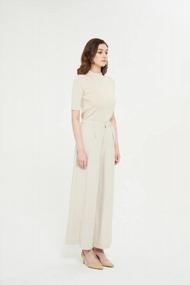 img 2 attached to Effortlessly Chic: Tronjori Women'S High-Waisted Wide Leg Palazzo Pants In Regular Sizes