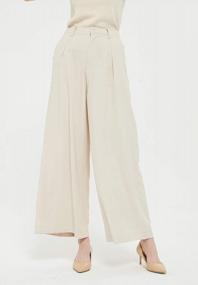 img 1 attached to Effortlessly Chic: Tronjori Women'S High-Waisted Wide Leg Palazzo Pants In Regular Sizes