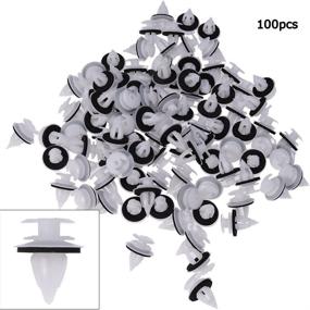 img 3 attached to 🚪 100-Pack of Saihisday Door Panel Clips with Seal Ring for BMW E34 E36 E38 E39 E46 X5 M3 M5 Z3 Models