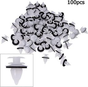 img 2 attached to 🚪 100-Pack of Saihisday Door Panel Clips with Seal Ring for BMW E34 E36 E38 E39 E46 X5 M3 M5 Z3 Models