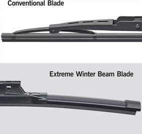 img 1 attached to 2 Pack TRICO White® 26 & 19 Inch Extreme Weather Winter Automotive Windshield Wiper Blades For My Car (35-2619), Easy DIY Install & Superior Road Visibility