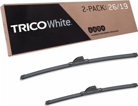 img 4 attached to 2 Pack TRICO White® 26 & 19 Inch Extreme Weather Winter Automotive Windshield Wiper Blades For My Car (35-2619), Easy DIY Install & Superior Road Visibility