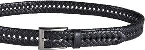 img 2 attached to 👔 Laced Braid Metal Belts for Men: Dockers Men's Accessories, Perfect Style Statement