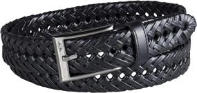 img 3 attached to 👔 Laced Braid Metal Belts for Men: Dockers Men's Accessories, Perfect Style Statement