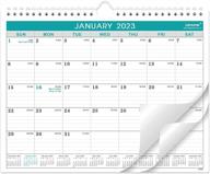 2023 wall calendar - monthly calendar 2023, 8.5" x 11", january 2023 to december 2023, calendar with twin-wire bound, wall calendar with writing blocks and julian dates logo