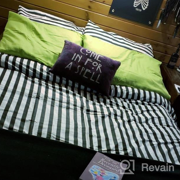 img 1 attached to Queen Army Green Velvet Duvet Cover Set - Fluffy Bedding Sets In Dark & Hunter Green, Olive With Zipper Closure review by Marcus Amillion