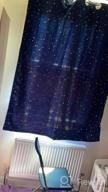 img 1 attached to ZHH Navy Blue Star Pattern Valance Curtain - 54X18 Inches Blackout Cafe Curtain For Elegant Window Dressing, 1 Piece Set review by Brendan Baker
