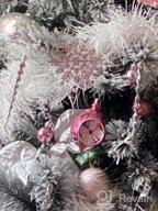 img 1 attached to 103-Pack Baby Pink Shatterproof Christmas Ball Ornaments Reusable Hand-Held Gift Package For Xmas Tree Decoration - XmasExp review by Janet Williams