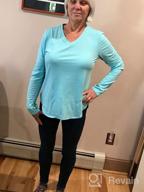 img 1 attached to Stay Fashionable And Comfortable With Hiverlay'S Long Sleeve Workout Shirts For Women - Perfect For Running And Athletic Activities! review by Devin Bro