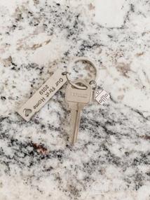 img 7 attached to 2022 Housewarming Gift: 'Our First Home' Keychains - Perfect New Home Gift With House Keyrings