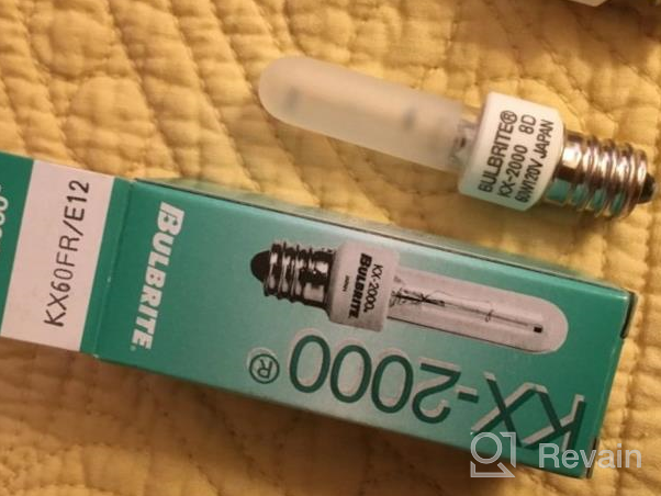 img 1 attached to 💡 Bulbrite Frosted KX60FR/E12 Candelabra Screw Base (E12) Light Bulb, Pack of 1 (1 Count) review by Justin Fletcher